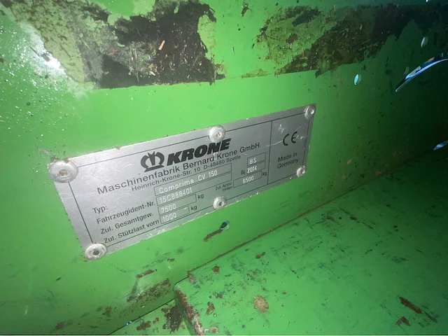 2014 krone comprima cv 150 xc balenpers balenwikkelaar - afbeelding 11 van  19
