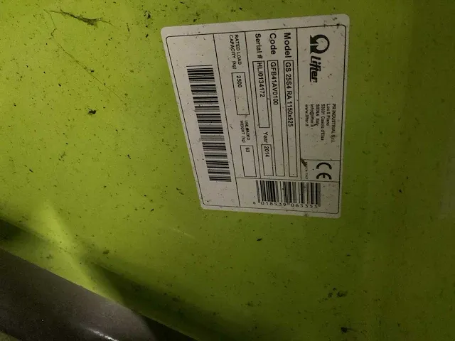 2014 lifter gs25 s4 hand hydraulische palletwagen (2x) - afbeelding 8 van  8