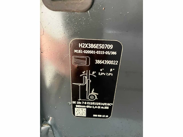 2014 linde e12 elektrische vorkheftruck - afbeelding 35 van  41