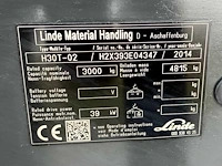 2014 linde h30t vorkheftruck - afbeelding 53 van  57