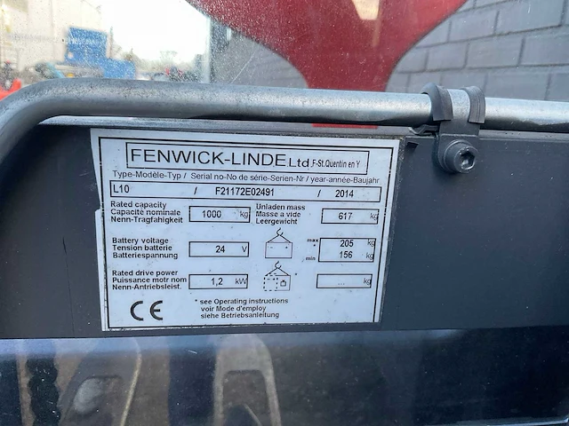 2014 linde l10 stapelaar - afbeelding 10 van  10
