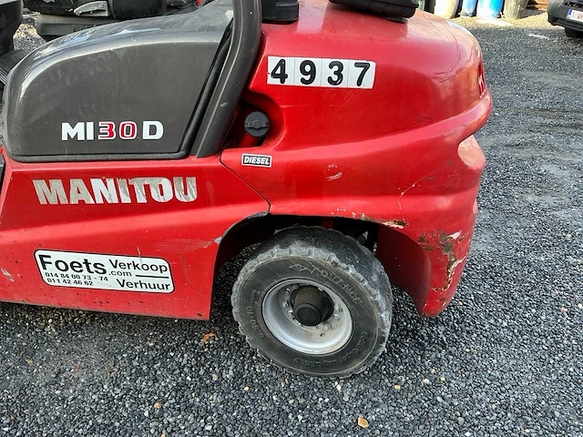 2014 manitou mi30d vorkheftruck - afbeelding 3 van  25