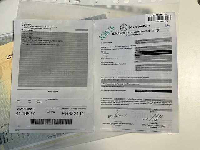 2014 mercedes-benz a 180 personenauto - afbeelding 18 van  27