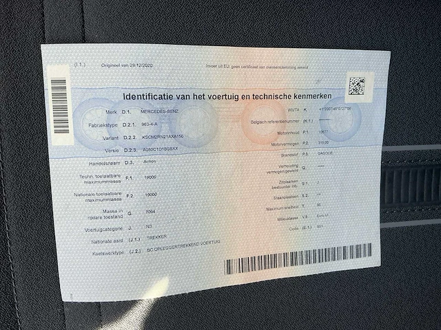 2014 mercedes-benz actos vrachtwagen - afbeelding 18 van  25