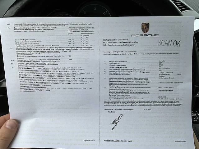 2014 porsche cayenne - afbeelding 38 van  43