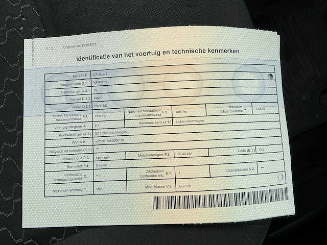 2014 renault kangoo bedrijfswagen - afbeelding 20 van  27