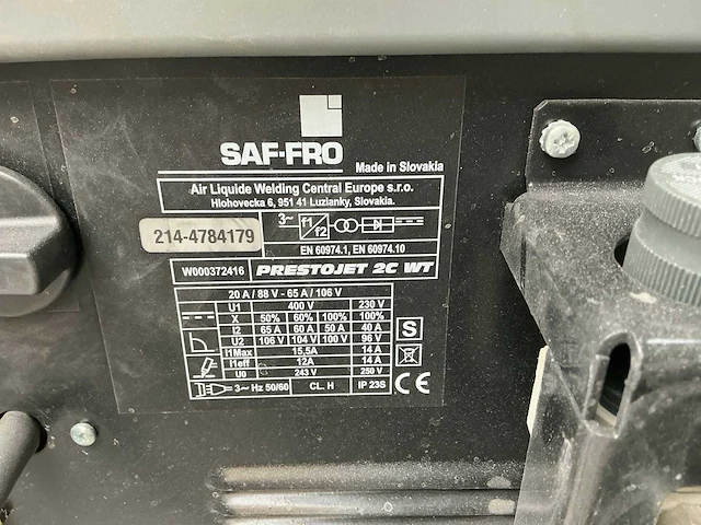 2014 saf-fro prestojet 2c wt plasmasnijmachine - afbeelding 11 van  14
