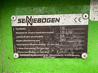 2014 sennebogen 730 banden overslagkraan met stammengrijper - afbeelding 3 van  26