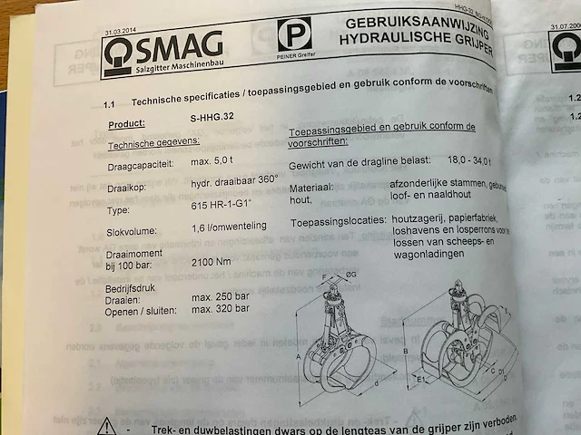 2014 sennebogen 730 banden overslagkraan met stammengrijper - afbeelding 13 van  26