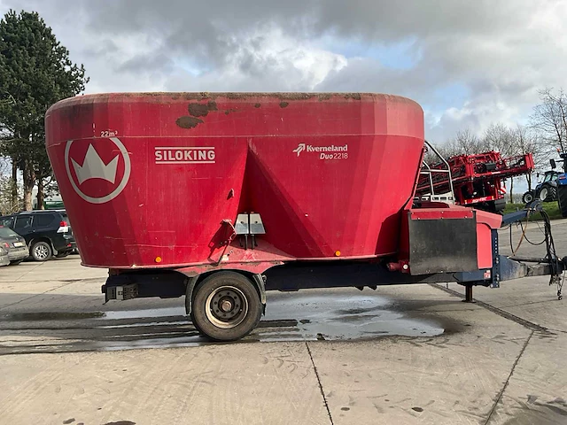2014 siloking trailedline duo 2218-22 voermengwagen - afbeelding 17 van  20