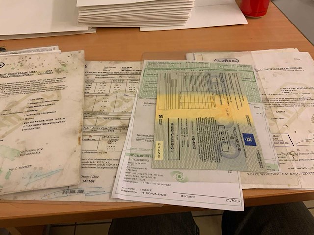 2014 van hool 3b0072 vrachtwagen oplegger - afbeelding 2 van  10