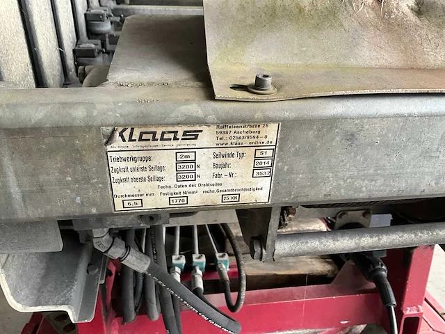 2014 verhuislift klaas topworker 29/4,5m - afbeelding 13 van  20