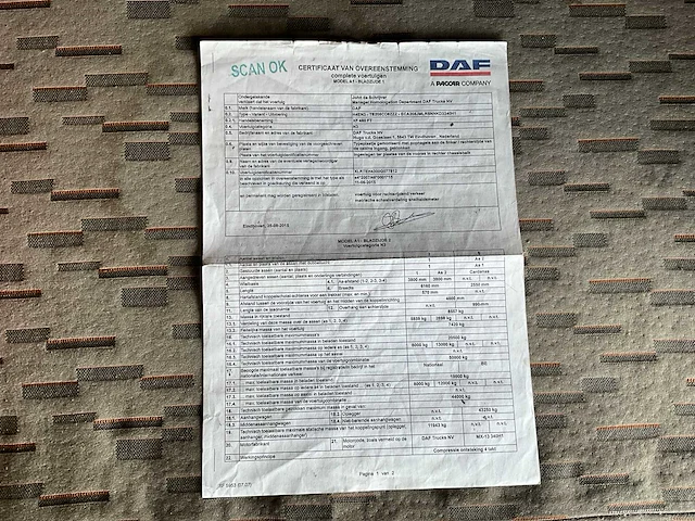 2015 - daf h4en3 - vrachtwagen - afbeelding 33 van  40