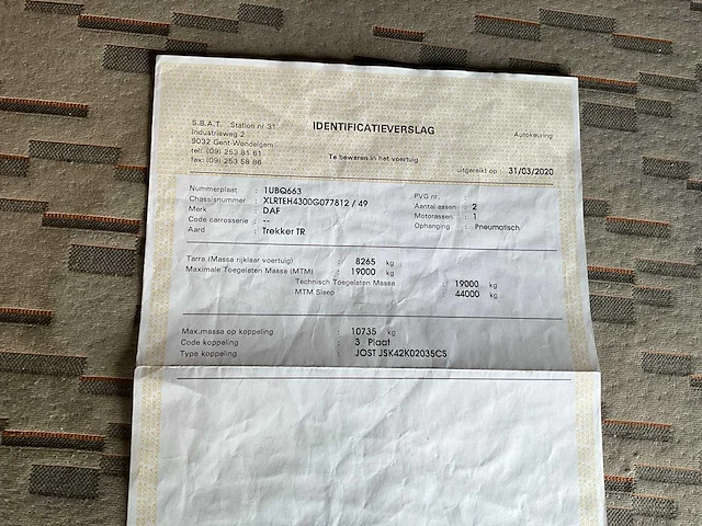 2015 - daf h4en3 - vrachtwagen - afbeelding 35 van  40
