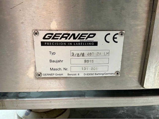 2015 - gernep labetta flessen eticketeer machine - afbeelding 15 van  15