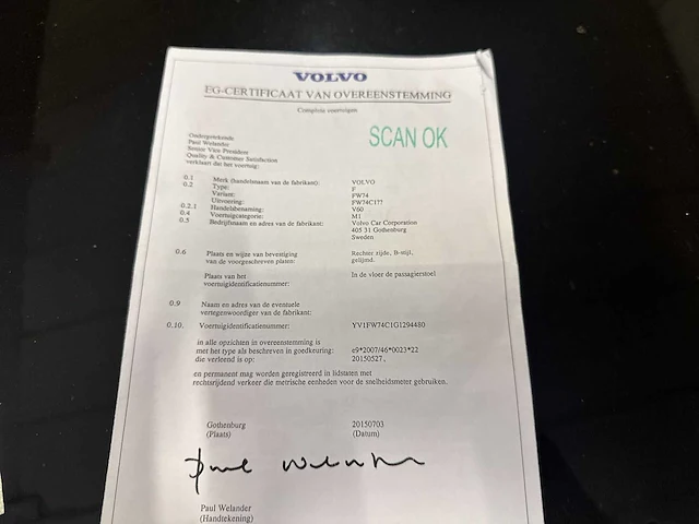 2015 - volvo v60 - personenauto - afbeelding 26 van  35