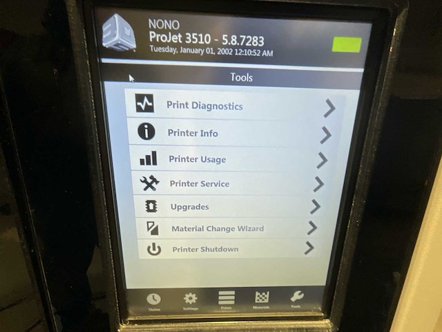 2015 3d systems projet 3500 hdmax 3d-printmachine - afbeelding 13 van  13