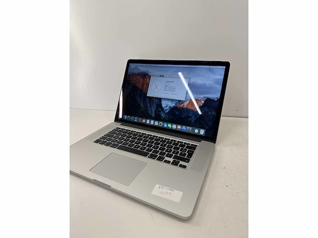 2015 apple macbook pro macbook pro 15.4” a1398 15.4” inch core i7 gen 4 16gb ram 256gb ssd - afbeelding 1 van  10