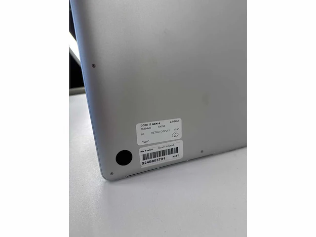 2015 apple macbook pro macbook pro 15.4” a1398 15.4” inch core i7 gen 4 16gb ram 500gb ssd - afbeelding 10 van  10