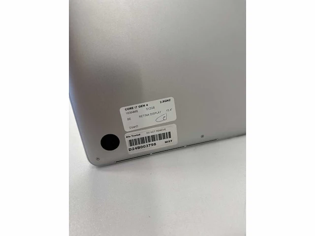 2015 apple macbook pro macbook pro 15.4” a1398 15.4” inch core i7 gen 4 16gb ram 512gb ssd - afbeelding 2 van  11