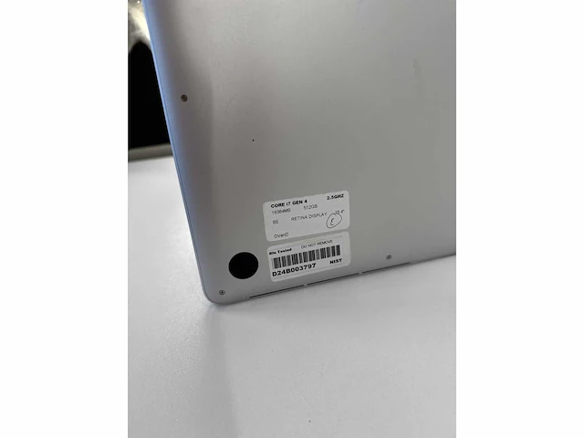 2015 apple macbook pro macbook pro 15.4” a1398 15.4” inch core i7 gen 4 16gb ram 512gb ssd - afbeelding 9 van  9