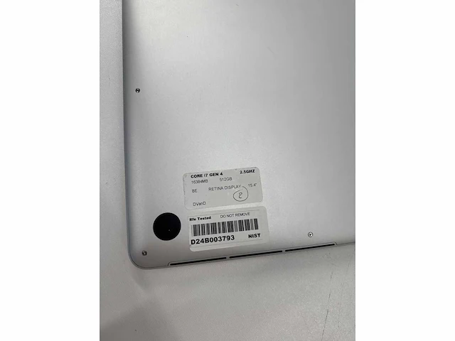 2015 apple macbook pro macbook pro a1398 15.4” inch core i7 gen 4 16gb ram 512gb ssd - afbeelding 3 van  11