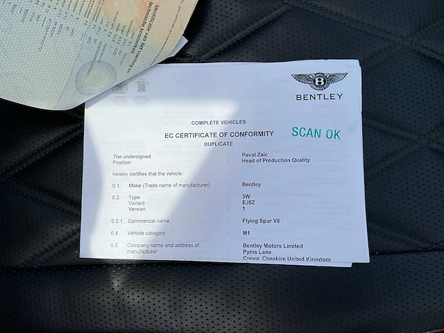 2015 bentley flying spur v8 - personenauto - afbeelding 57 van  67
