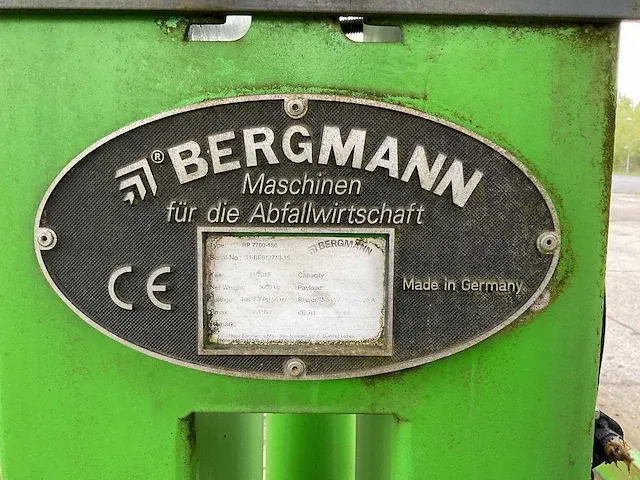 2015 bergmann rp7700-180 hout shredder - afbeelding 4 van  7