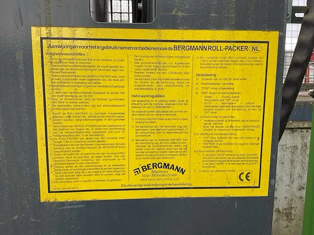 2015 bergmann rp7700-180 hout shredder - afbeelding 7 van  7