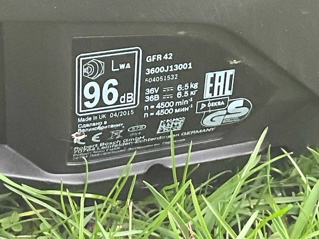 2015 bosch gfr42 professional bosmaaier accu 36v - afbeelding 4 van  13