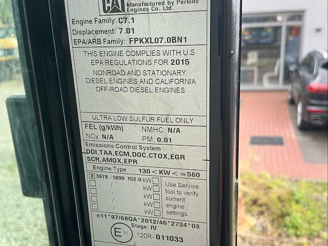 2015 caterpillar 326f ln rupsgraafmachine - afbeelding 29 van  41