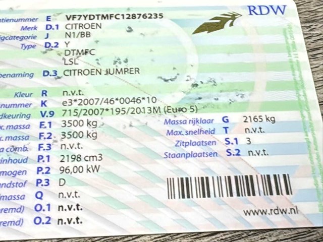 2015 citroën jumper - l4h3 – 2.2 hdi – airco – koeluitvoering - afbeelding 9 van  17