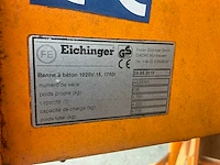 2015 eichinger 1250l betonkubel - afbeelding 8 van  8