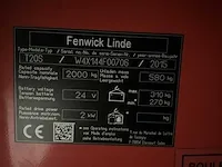 2015 fenwick-linde t20s elektrische palletwagen - afbeelding 9 van  9