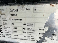 2015 giant d263s kniklader - afbeelding 13 van  20