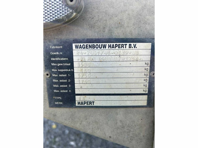 2015 hapert ta plateau aanhangwagen - afbeelding 6 van  18