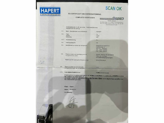 2015 hapert ta plateau aanhangwagen - afbeelding 8 van  18