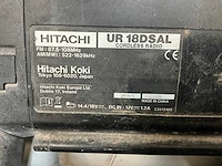 2015 hitachi koki ur18dsal werfradio - afbeelding 5 van  5