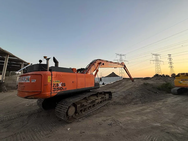 2015 hitachi zaxis 350lc-5b rupsgraafmachine long reach arm - afbeelding 10 van  13