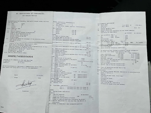 2015 honda civic personenauto - afbeelding 21 van  29