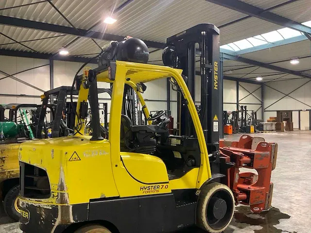 2015 hyster s7.0ft heftruck met balenklem - afbeelding 6 van  10