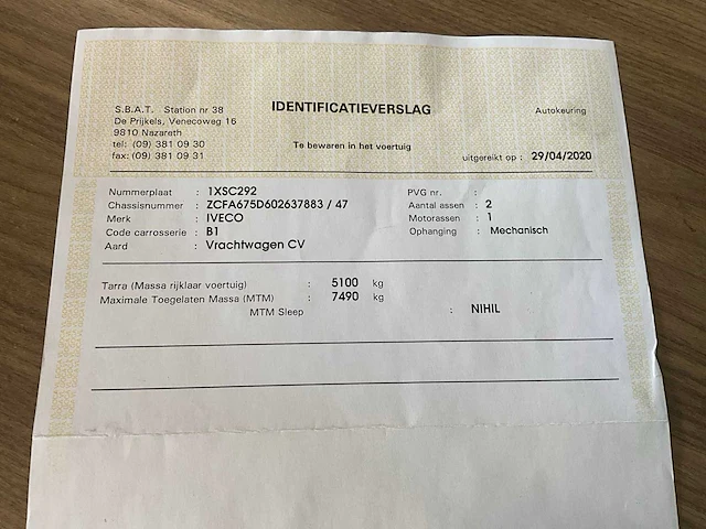 2015 iveco eurocargo vrachtwagen - afbeelding 44 van  51