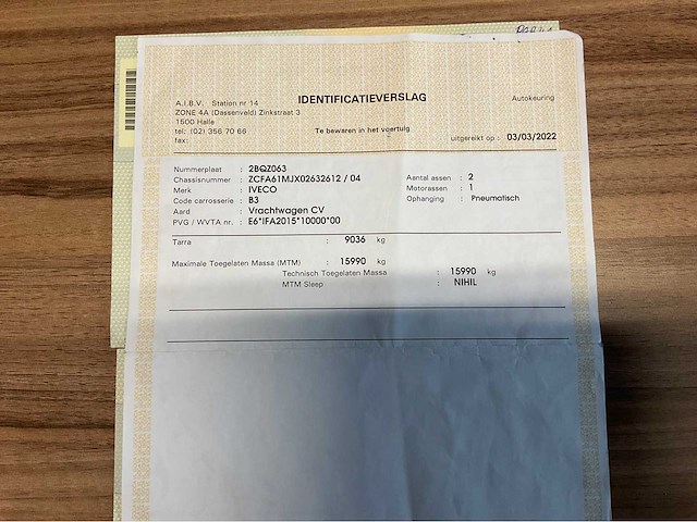 2015 iveco ig160e2ca frigo vrachtwagen - afbeelding 25 van  37