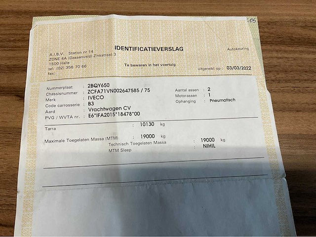 2015 iveco ig190el2ca frigo vrachtwagen - afbeelding 35 van  45