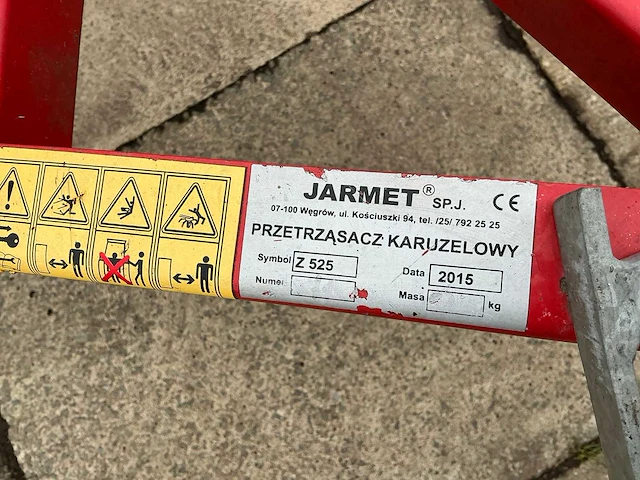 2015 jarmet z525 grasoogstmachine - afbeelding 4 van  5
