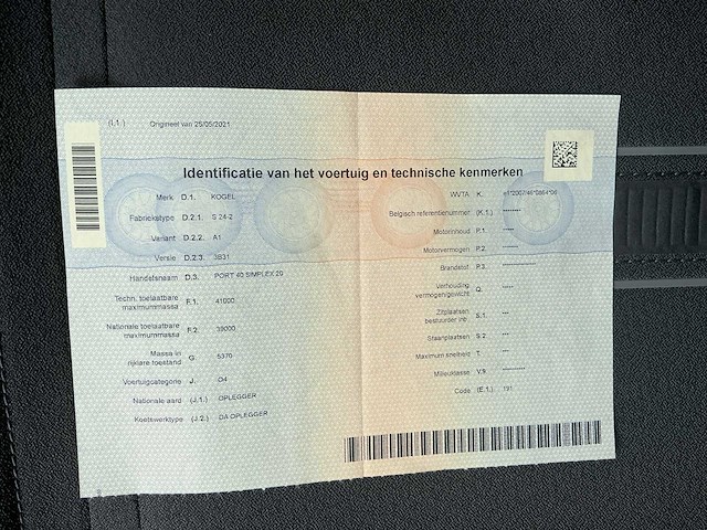 2015 kogel s-24-2 oplegger - afbeelding 11 van  21