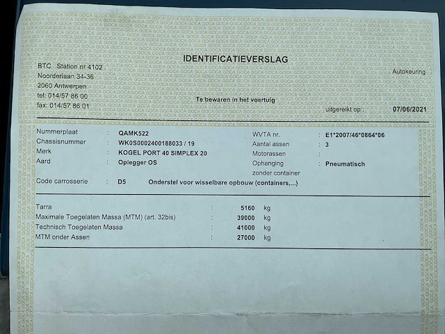 2015 kogel s-24-2 oplegger - afbeelding 14 van  21