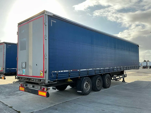 2015 kögel s24-1 tautliner coil zeiltrailer - afbeelding 8 van  13