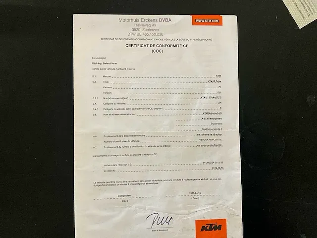 2015 ktm duke motorfiets - afbeelding 8 van  17