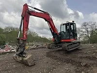 2015 kubota kx080-4 midigraafmachine - afbeelding 23 van  42